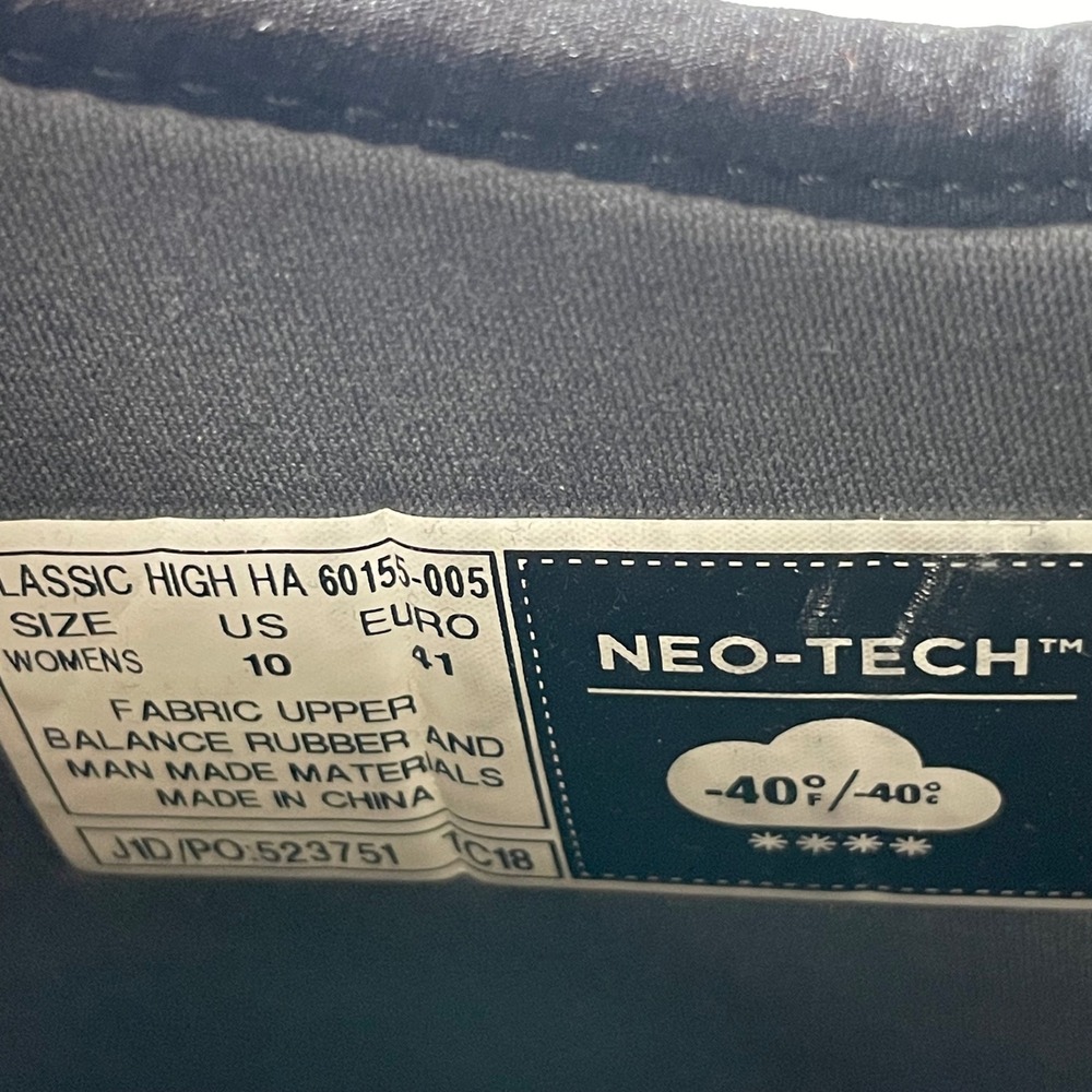 Bogs Classic High HA Black Waterproof Insulated Winter Rain Boots Womens 10 - Picture 8 of 8